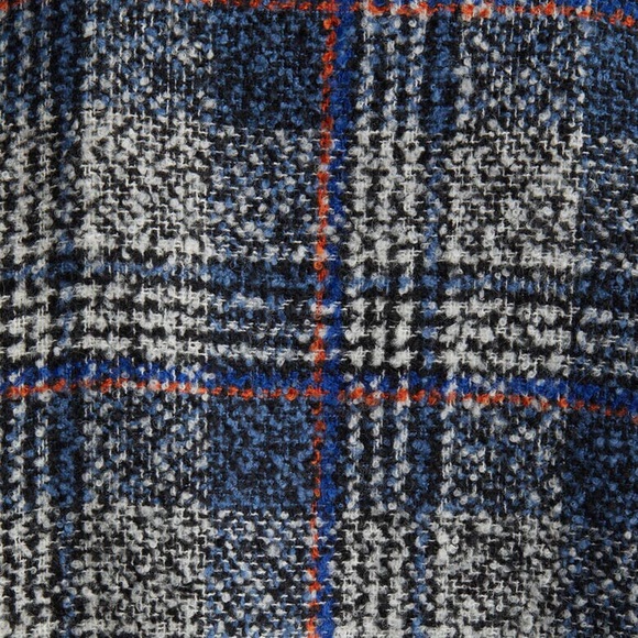 Avec Les Filles Blue Plaid Bomber Jacket NEW never worn - Picture 7 of 12